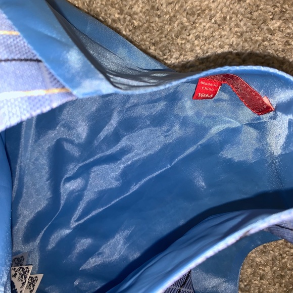 BRAND NWT English Laundry Blue Plaid Dress top 18M - Picture 11 of 12